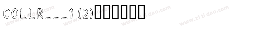 COLLR___1 (2)字体转换